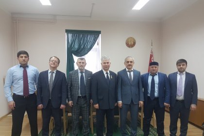 Встреча Уполномоченного по делам религий и национальностей с Министром по национальной политике и делам религий Республики Дагестан Муслимовым Э.С.